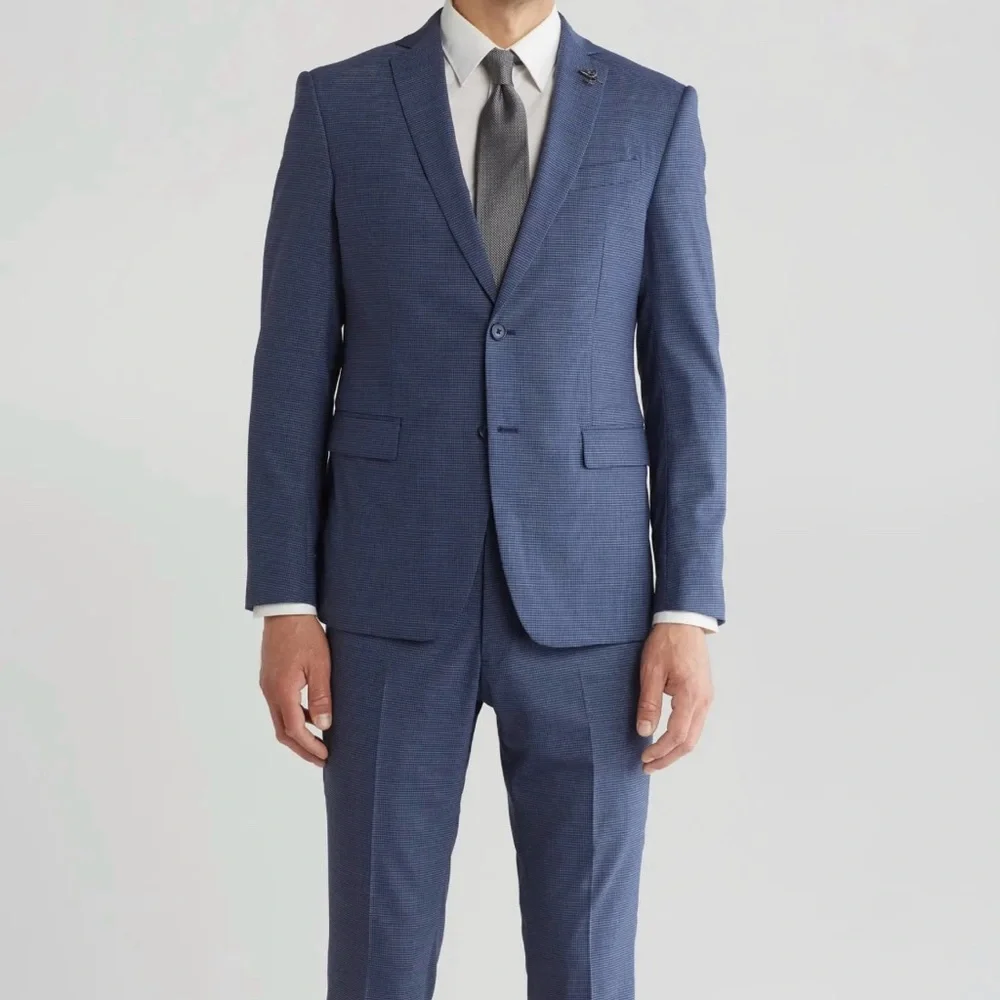 New John Varvatos Light Blue Suit 42L/35L
